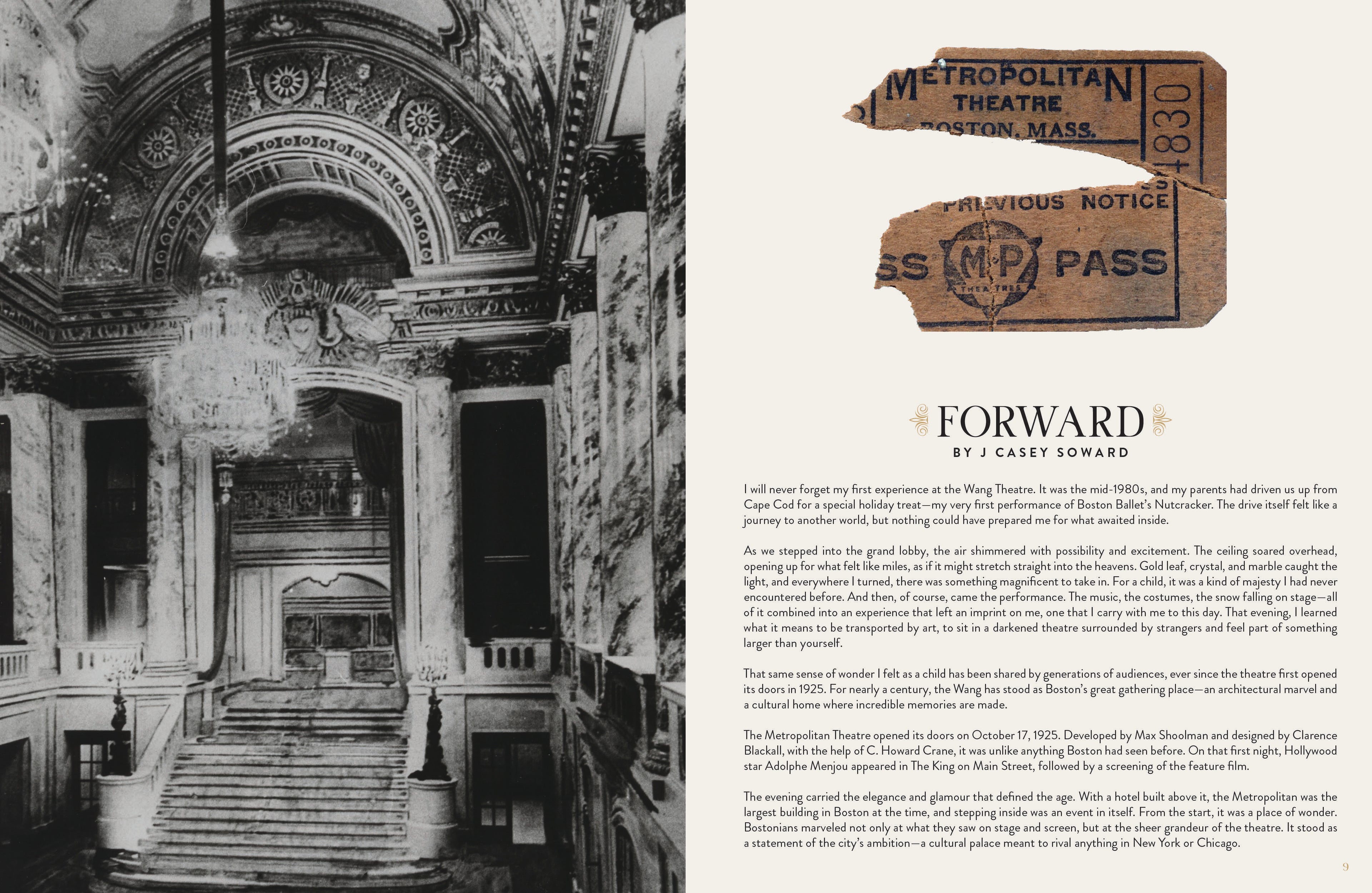 Wang Theatre Commemorative Book